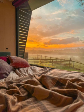 Dog friendly cabin with hot tub and views of Cairngorms